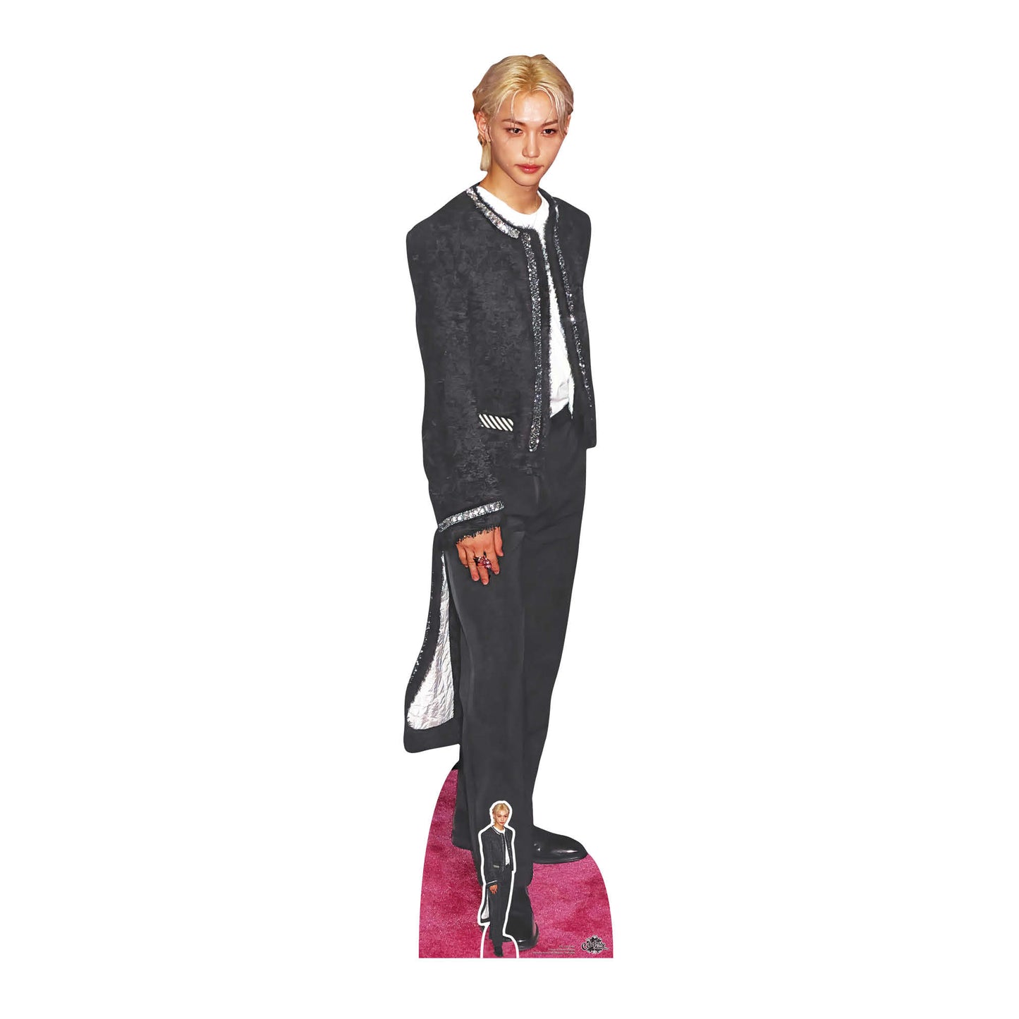 CS1128 Felix Lee Height 172cm Cardboard Cutout with Mini - mycardboardcutout