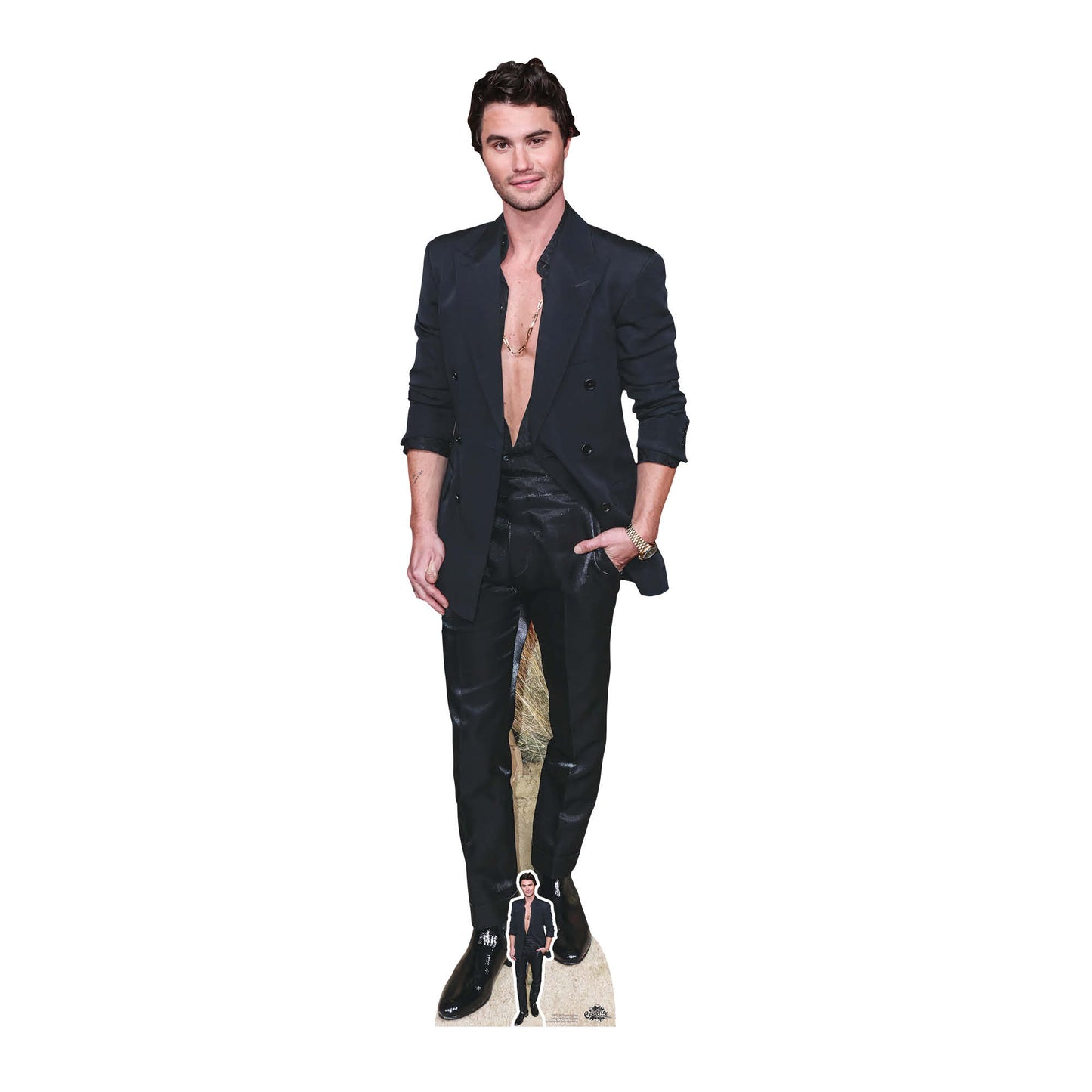 CS1129 Chase Stokes Height 187cm Cardboard Cutout with Mini - mycardboardcutout