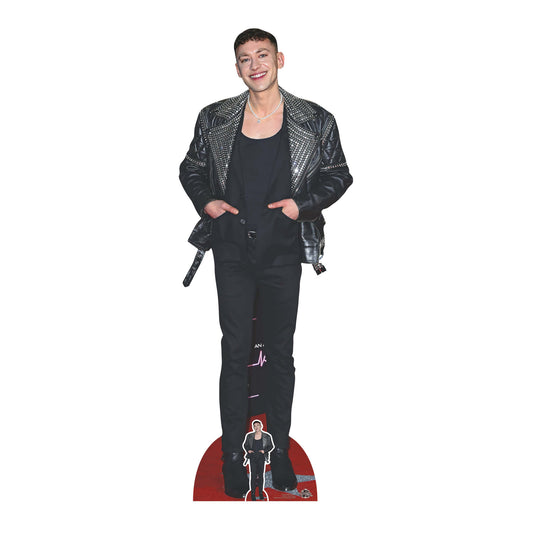 CS1134 Olly Alexander Height 175cm Lifesize Cardboard Cut Out With Mini