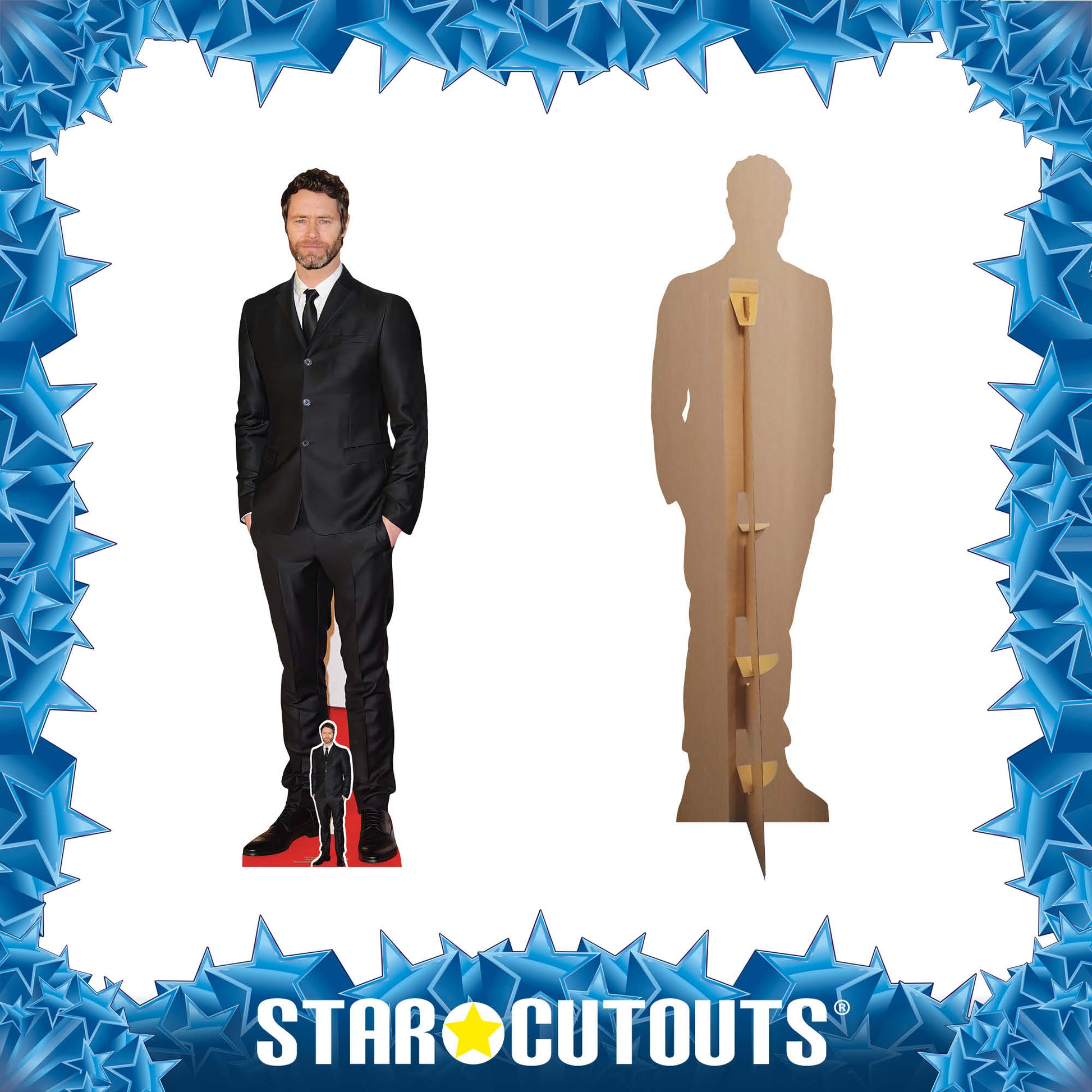 CS1135 Howard Donald Height 185cm Lifesize Cardboard Cutout - mycardboardcutout