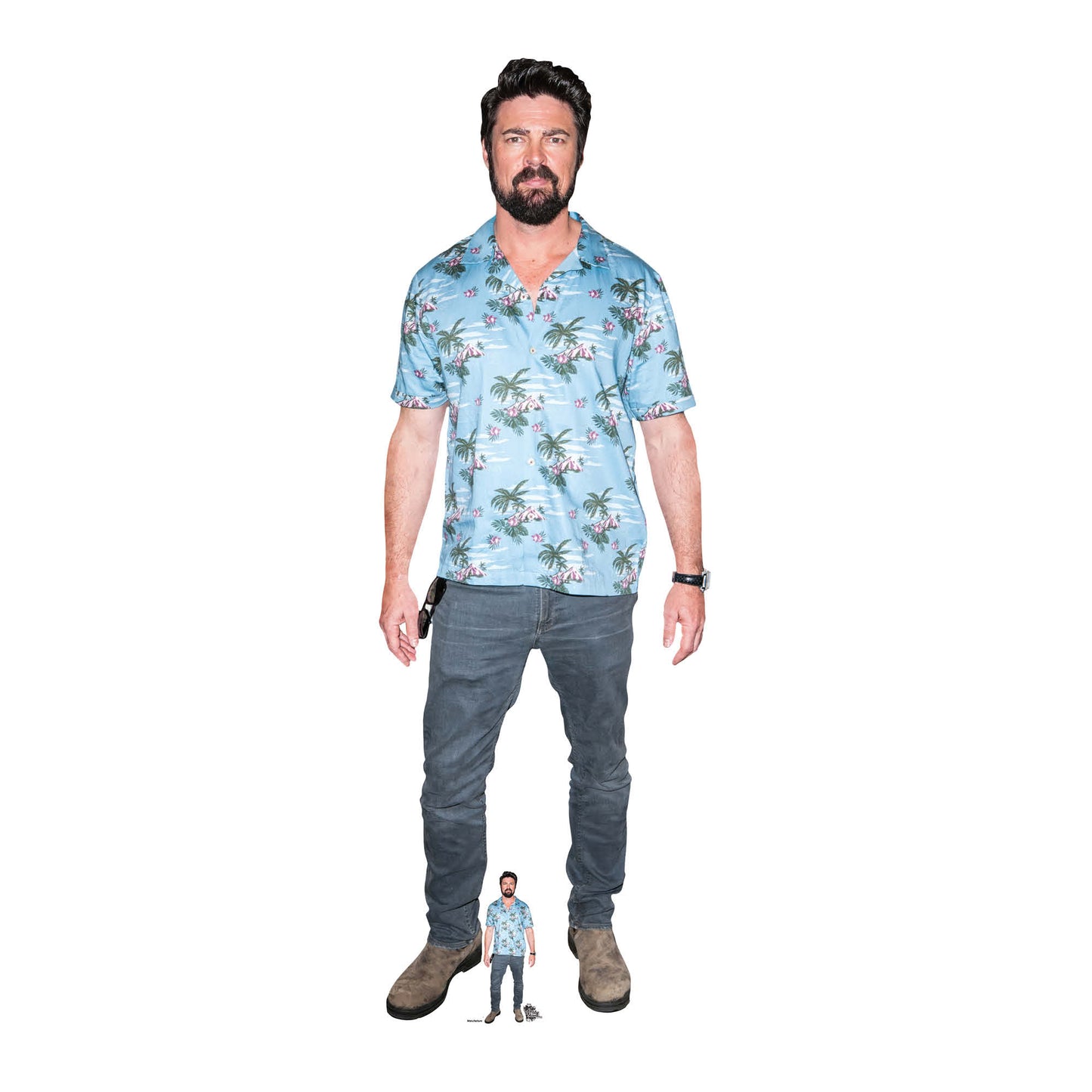 CS1141 Karl Urban Height 186cm Lifesize Cardboard Cut Out With Mini - mycardboardcutout