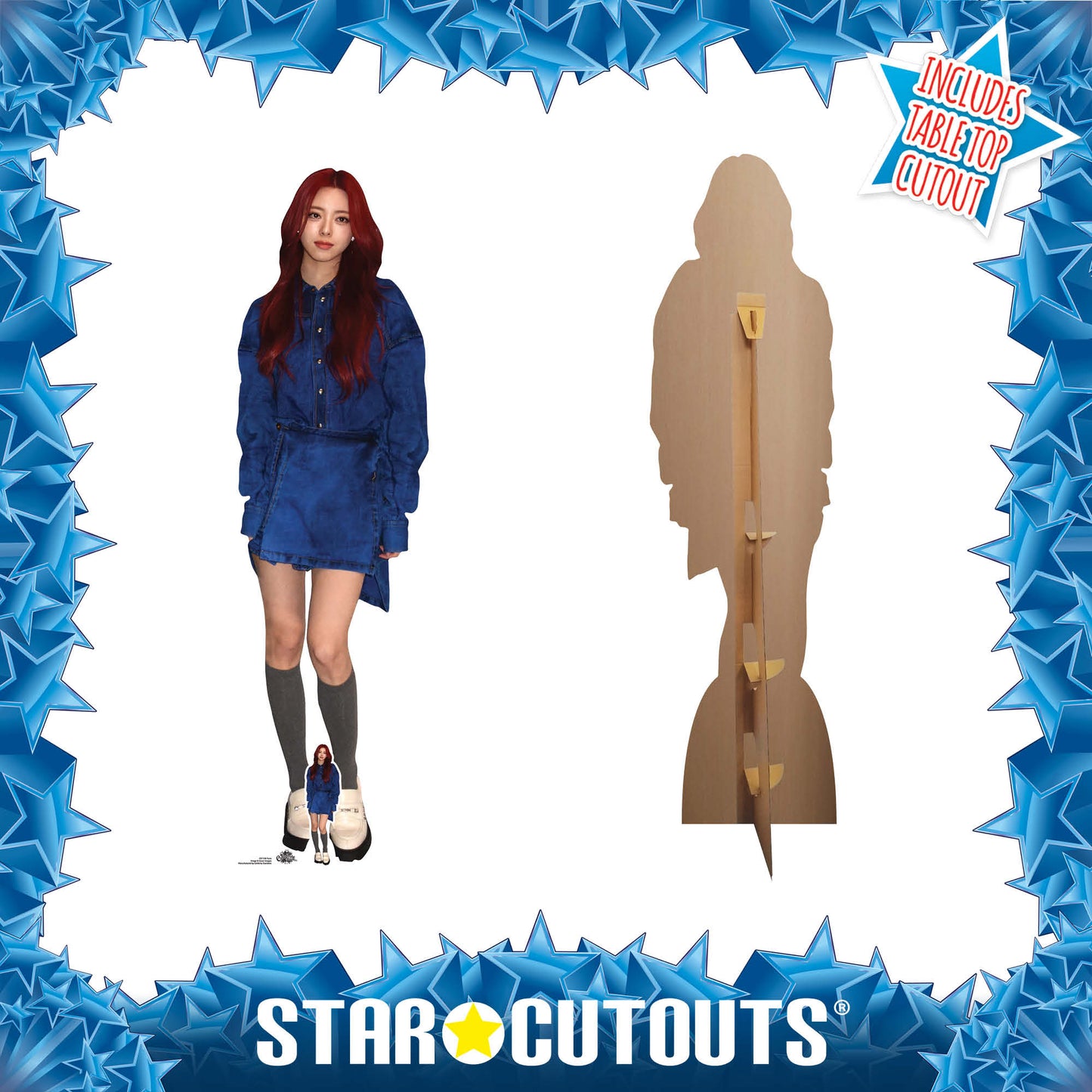 CS1148 Yuna Shin Yu-na Height 171cm Lifesize Cardboard Cut Out With Mini - mycardboardcutout
