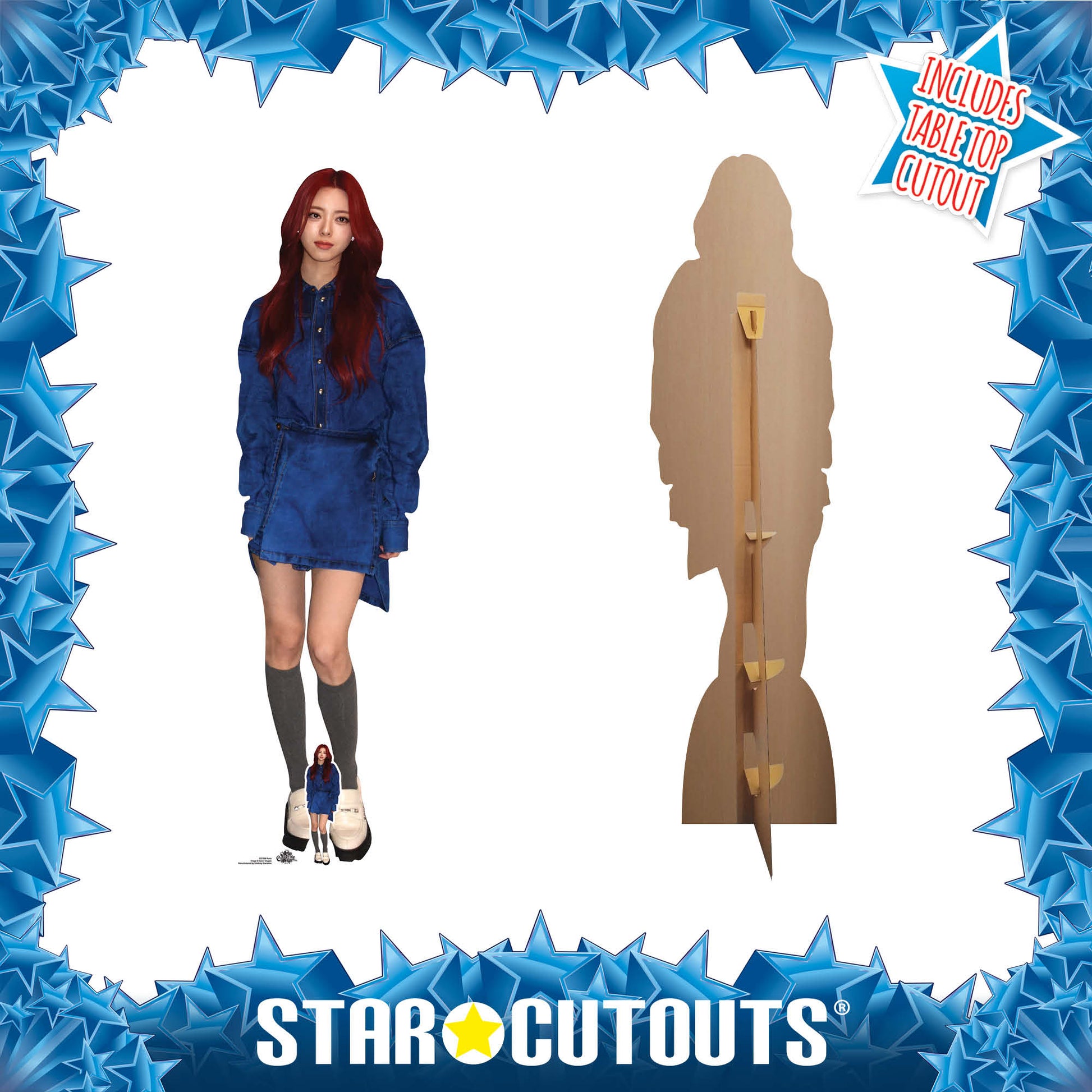 CS1148 Yuna Shin Yu-na Height 171cm Lifesize Cardboard Cut Out With Mini - mycardboardcutout