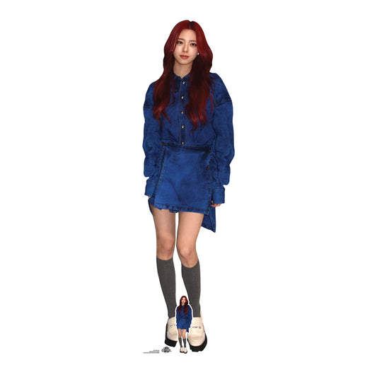 CS1148 Yuna Shin Yu-na Height 171cm Lifesize Cardboard Cut Out With Mini - mycardboardcutout