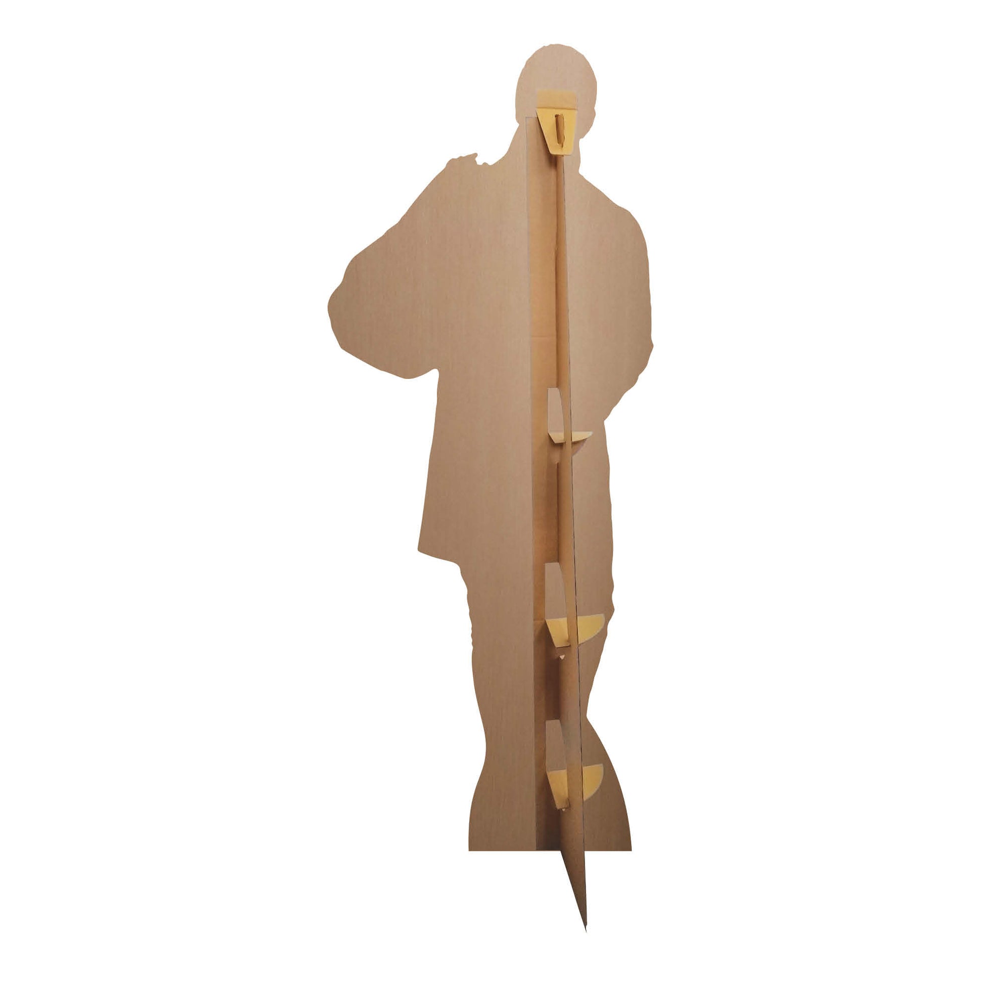 CS1155 Liam Gallagher Cream Jacket Height 180cm Lifesize Cardboard Cut Out With Mini - mycardboardcutout