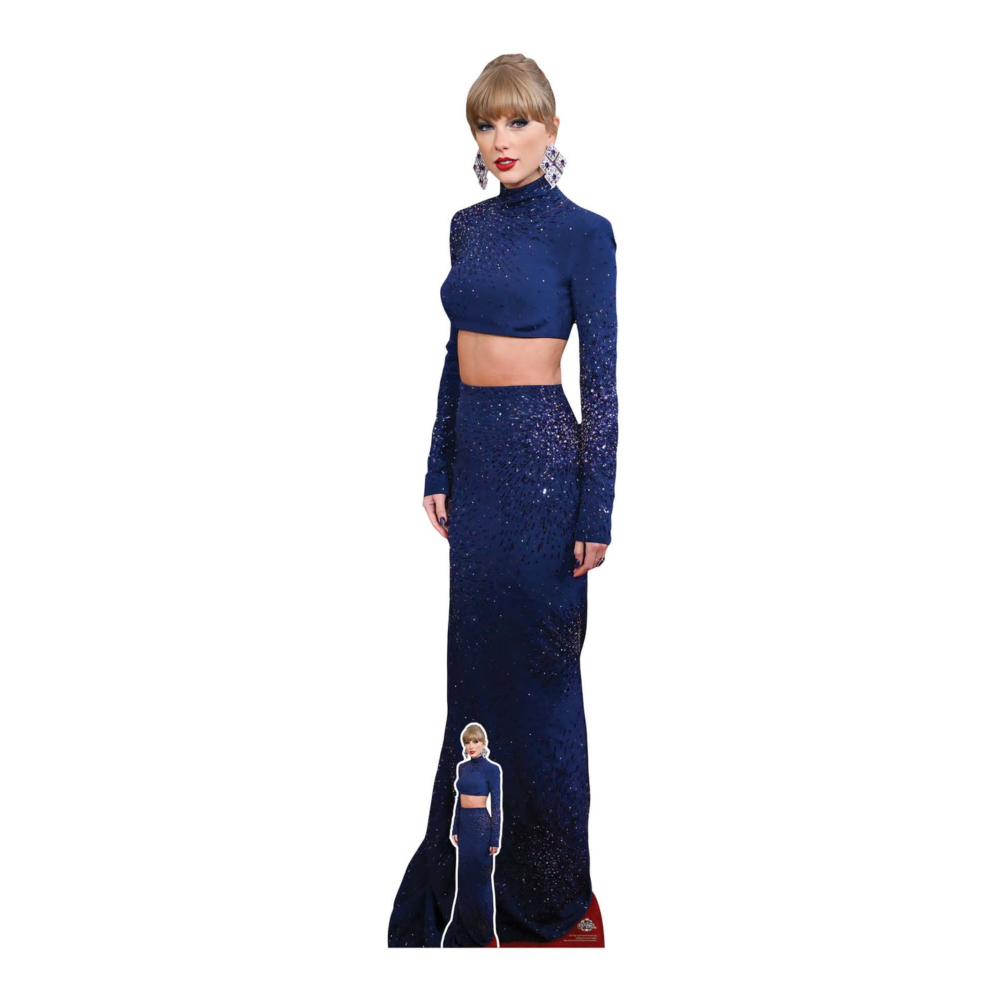 CS1166 Swift Crop Top Height 186cm Lifesize Cardboard Cut Out With Mini - mycardboardcutout