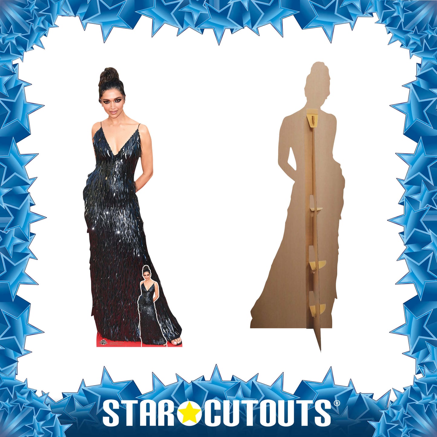 CS1167 Deepika Padukone Dress Height 178cm Cardboard Cutout