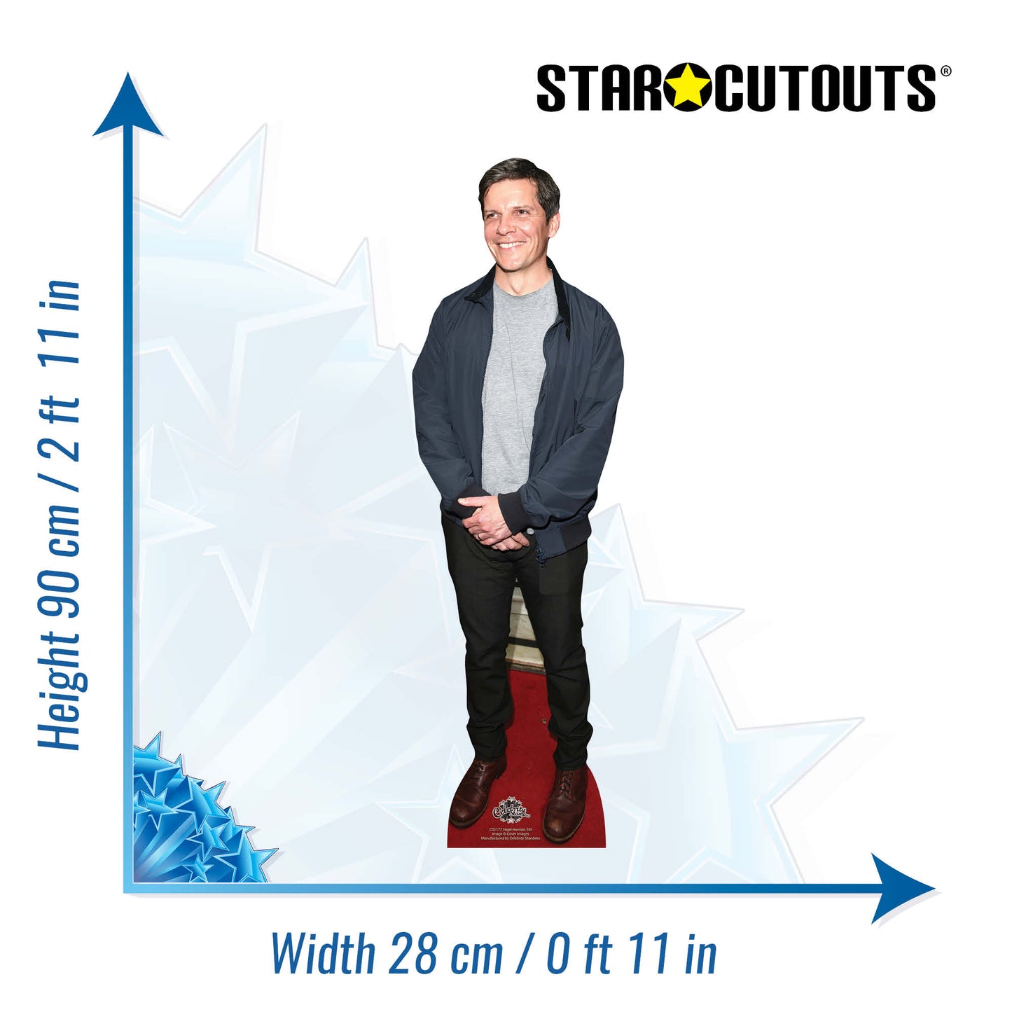 CS1177 Nigel Harman Star Mini Height 90cm Cardboard Cutout - mycardboardcutout