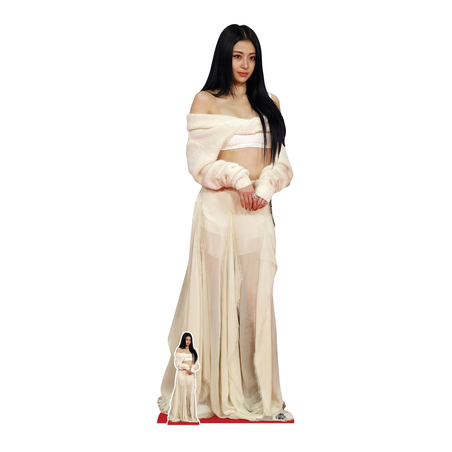 CS1206 Huh Yun-jin Cardboard Cut Out Height 176cm
