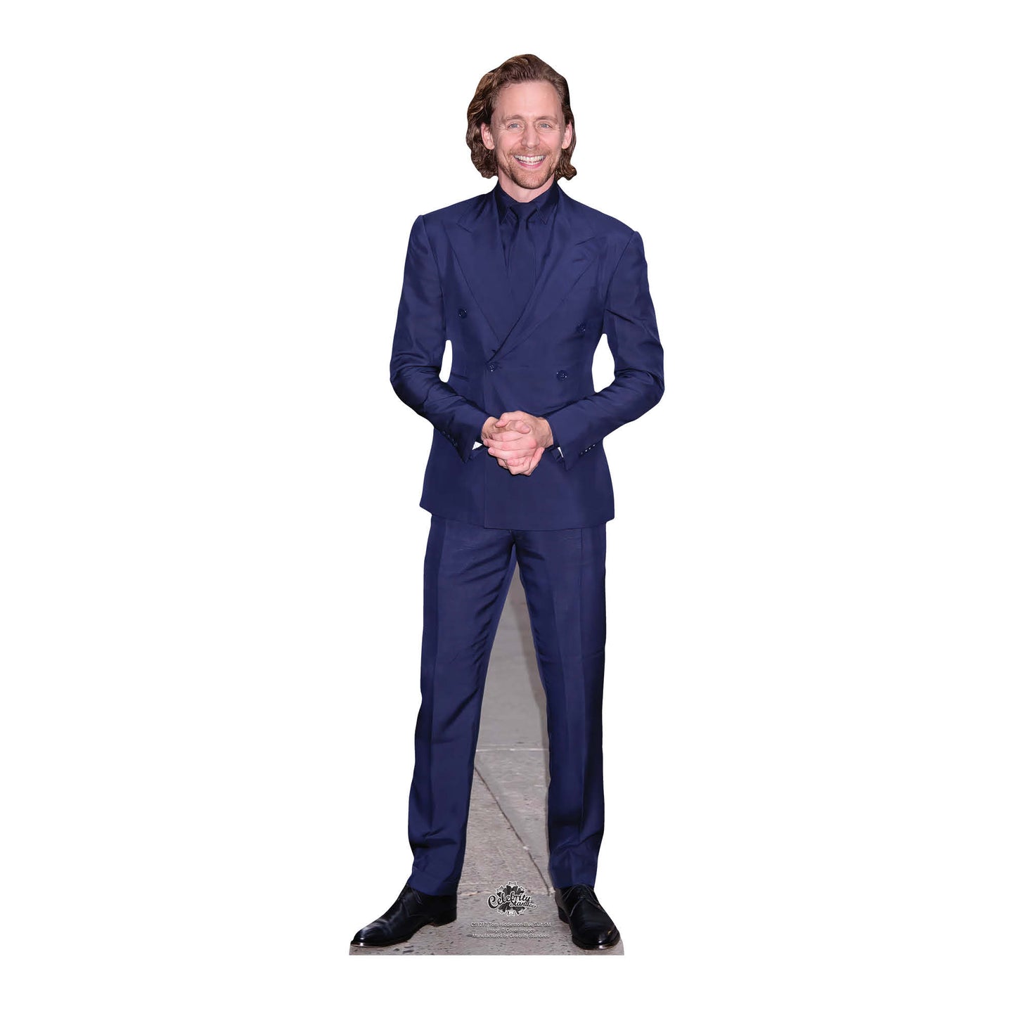 CS1217 Tom Hiddleston Blue Suit Star Mini Height 90cm Cardboard Cutout - mycardboardcutout