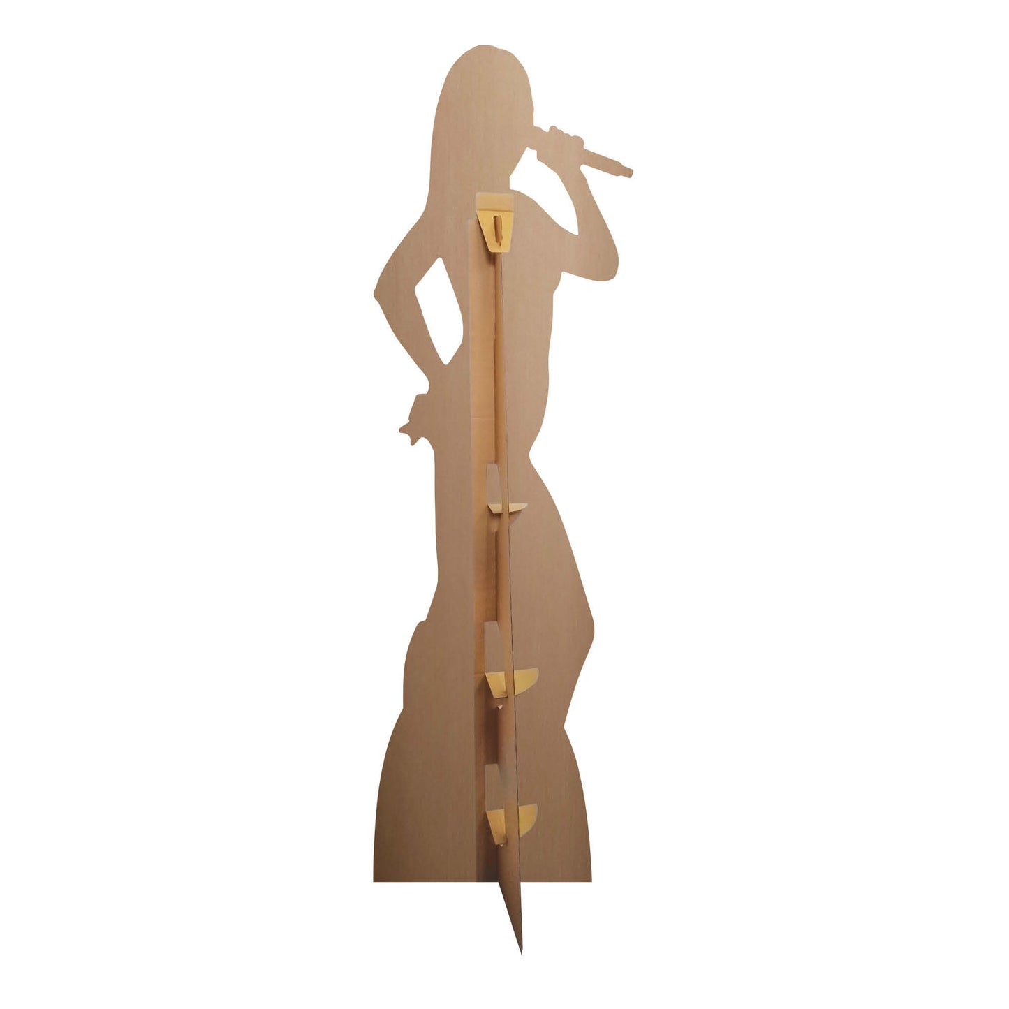 CS1227 Singer On Stage Height 183cm Lifesize Cardboard Cut Out With Mini - mycardboardcutout