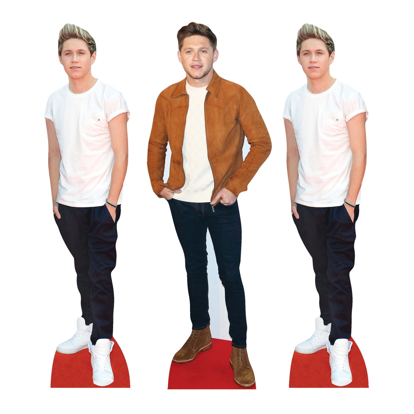 CS1232 Niall Horan Shelf Top Cutout Pack of Three Cardboard Cutouts Height 31cm