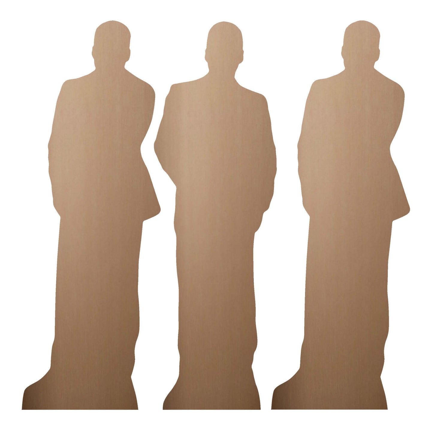 CS1237 Sebastian Stan Shelf Top Cutout Pack of Three Cardboard Cutouts Height 31cm