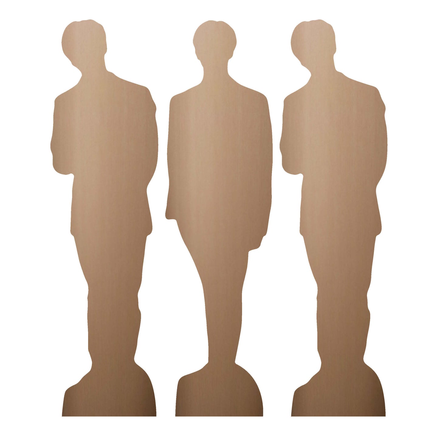CS1240 Jin Shelf Top Cutout Pack of Three Cardboard Cutouts Height 31cm
