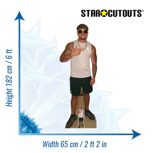 CS1250 Ibiza Final Boss Cardboard Cutout Height 182cm