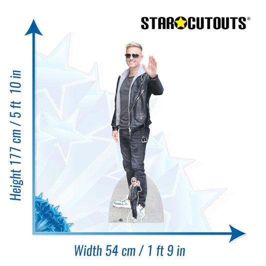 CS1276 Nicky Byrne Cardboard Cutout Height 177cm