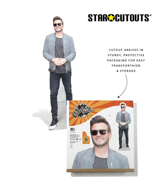 CS1278 Shane Filan Cardboard Cutout Height 174cm