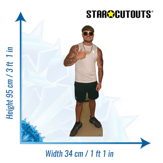CS1333 Ibiza Final Boss Star Mini Cardboard Cutout
