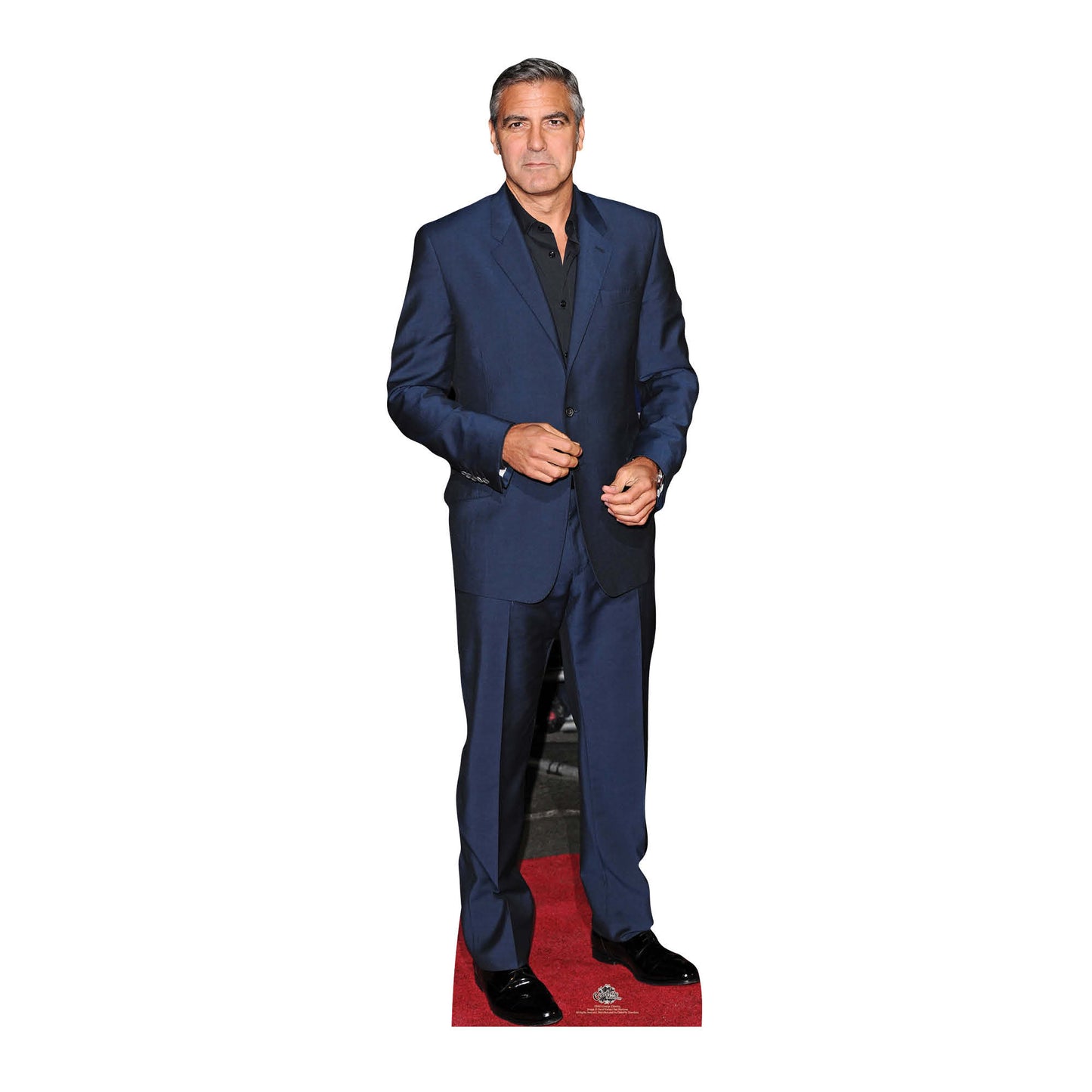 CS443 George Clooney Height 177cm Lifesize Cardboard Cut Out With Mini - mycardboardcutout