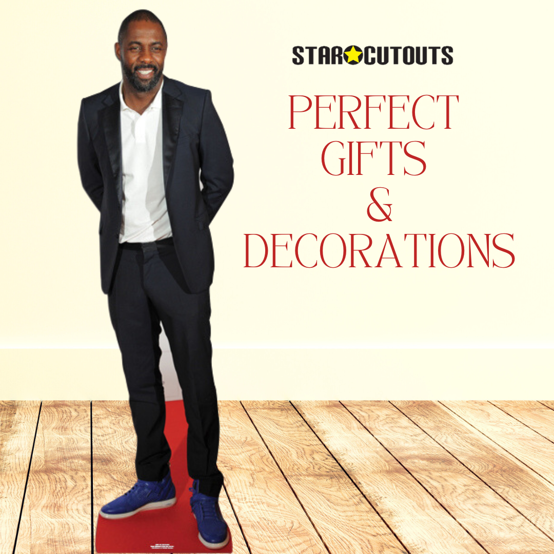 CS578 Idris Elba Height 189cm Lifesize Cardboard Cutout - mycardboardcutout