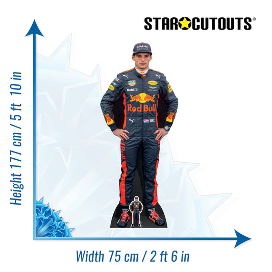 Max Verstappen Cardboard Cutout - mycardboardcutout