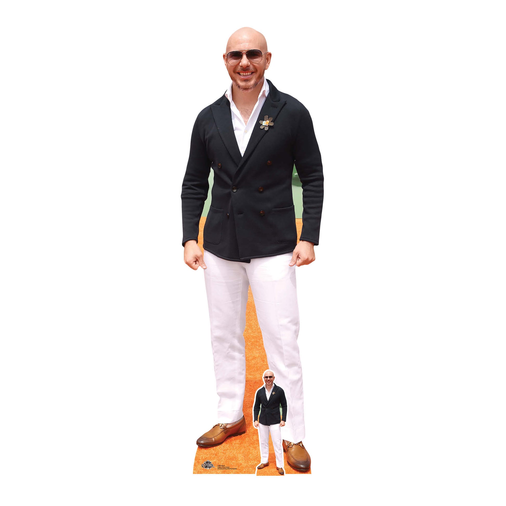 CS933 Pitbull (Rapper) Height 174cm Lifesize Cardboard Cut Out With Mini - mycardboardcutout