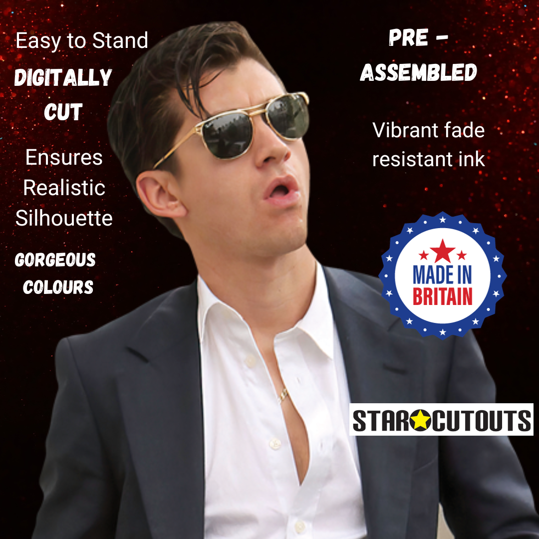 CS945 Alex Turner Height 173cm Lifesize Cardboard Cut Out With Mini - mycardboardcutout