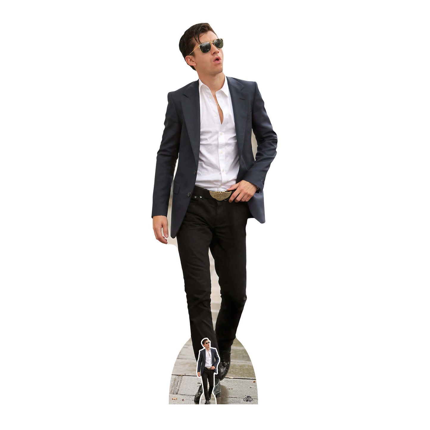 CS945 Alex Turner Height 173cm Lifesize Cardboard Cut Out With Mini - mycardboardcutout