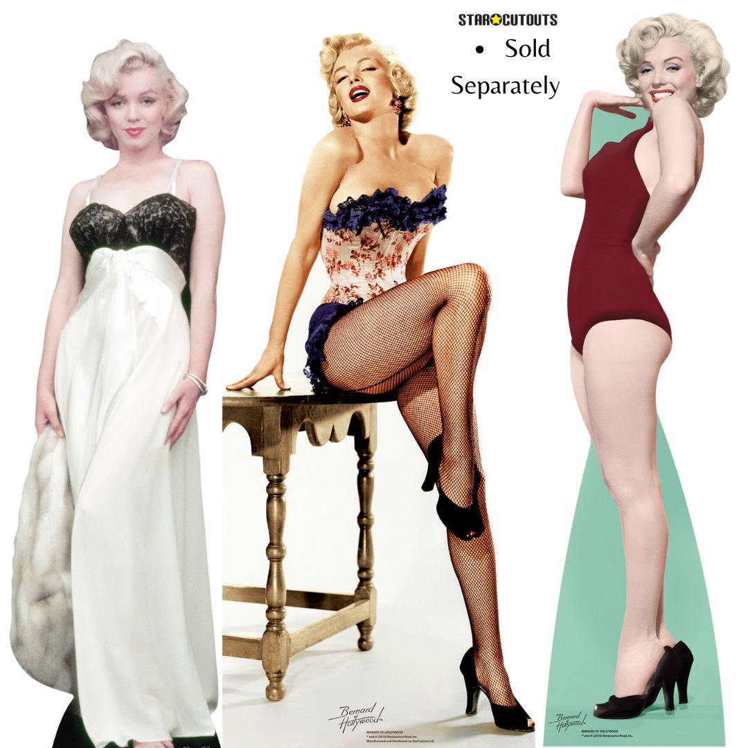 SC282 Marilyn Monroe Net Stockings Cardboard Cutout Lifesize
