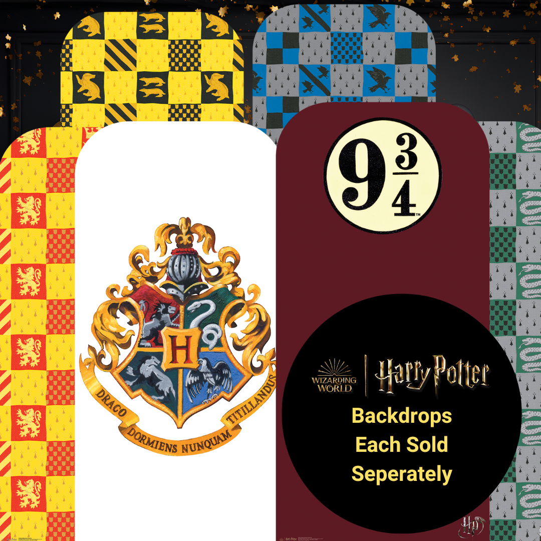 SC4450 Hogwarts Crest Backdrop - Sailboard Harry Potter Cardboard Cut Out Height 193.00cm - mycardboardcutout