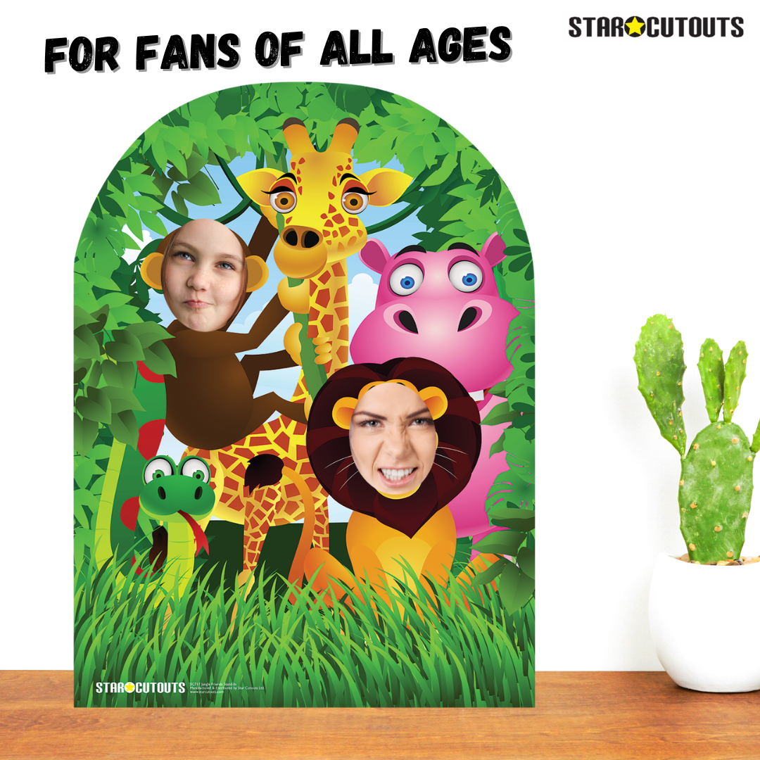 SC717 Jungle stand in (child) Cardboard Cut Out Height 120cm