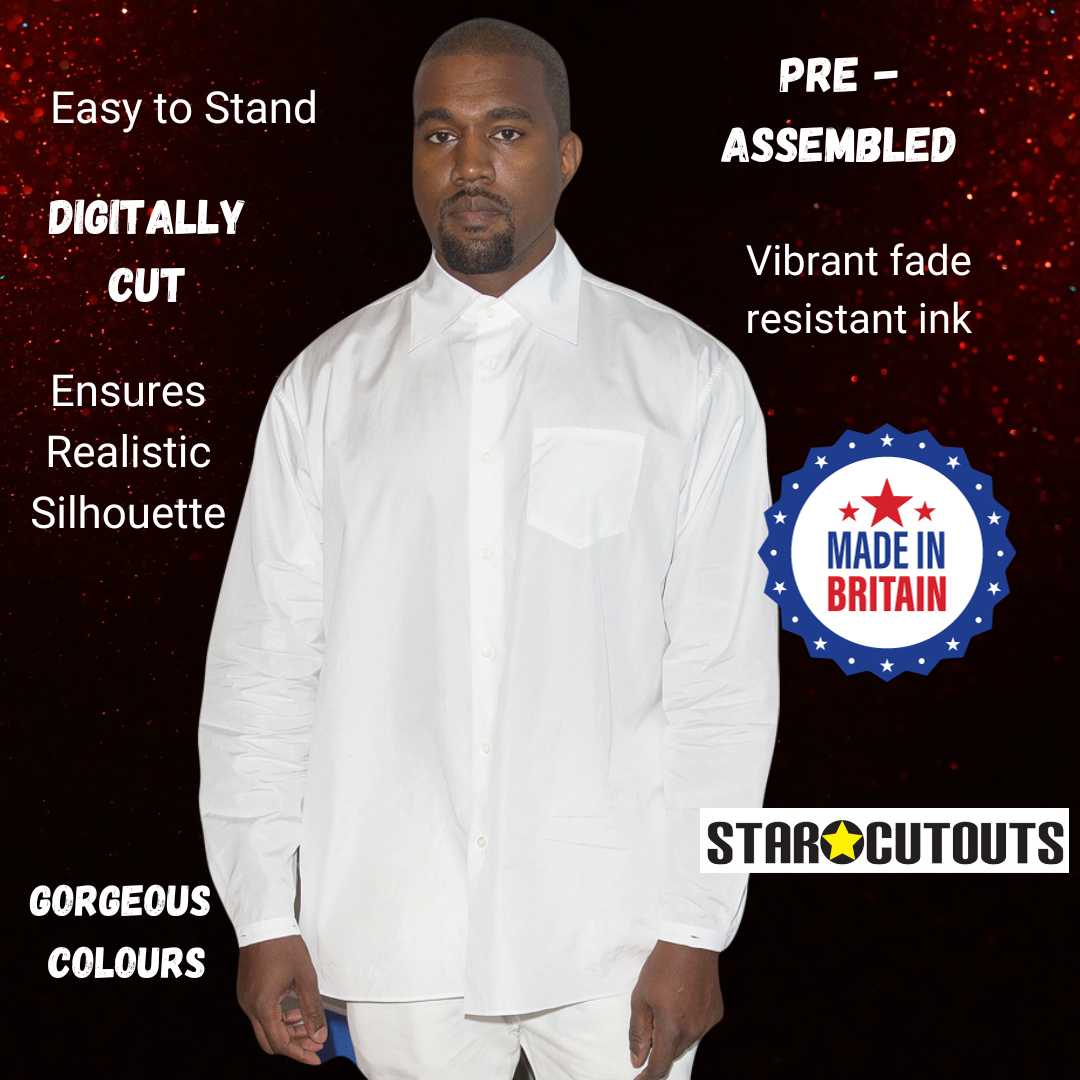 CS645 Kanye West Height 173cm Cardboard Cut Out With Mini - mycardboardcutout