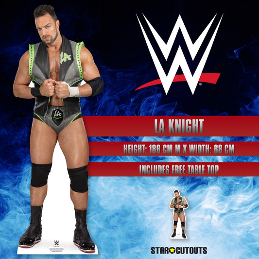 SC4325 LA Knight WWE Cardboard Cut Out Height 186cm - mycardboardcutout