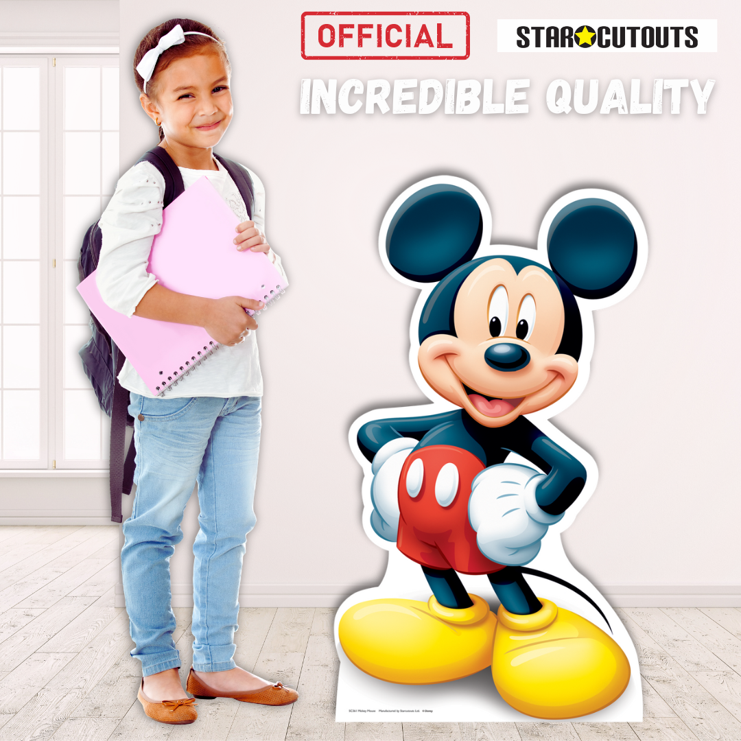 Mickey Mouse Star Mini Cut-out Cardboard Cut Out Height 88cm