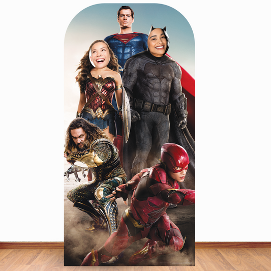 Justice League Stand In Adult Live Action Cardboard Cutout - mycardboardcutout