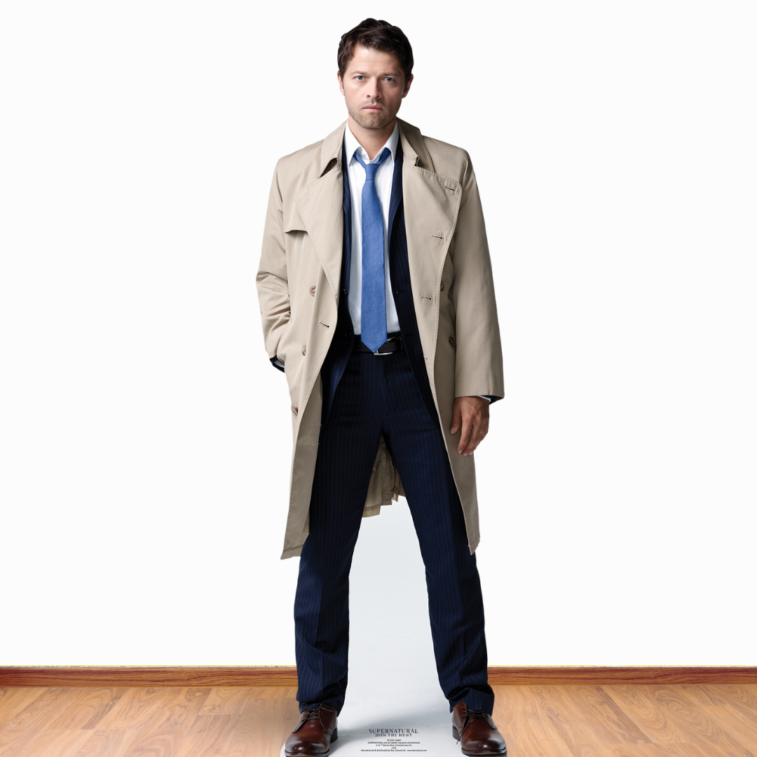 Castiel Supernatural Angel Misha Collins Cardboard Cutout Lifesize - mycardboardcutout