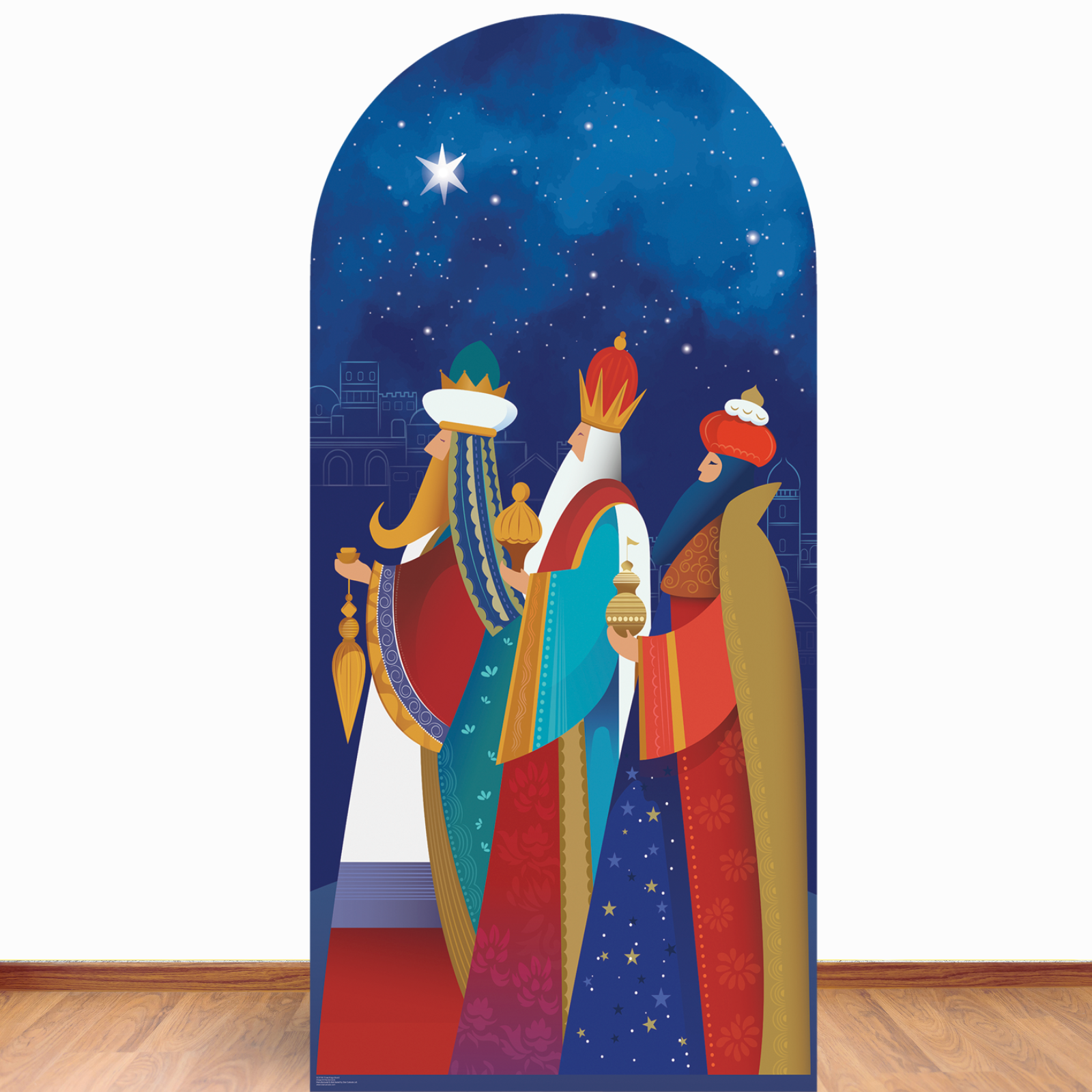 Three Kings Christmas With Gifts Cardboard Cutout - mycardboardcutout