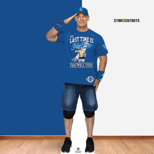 SC4552 John Cena Farewell Tour Blue Shirt Cardboard Cut Out Height 186cm