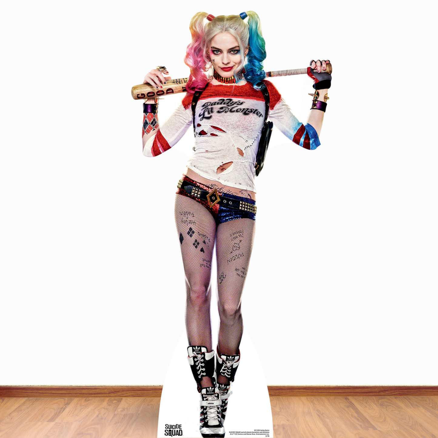 SC1220 Harley Quinn Margot Robbie Cardboard Cut Out Height 171cm - mycardboardcutout