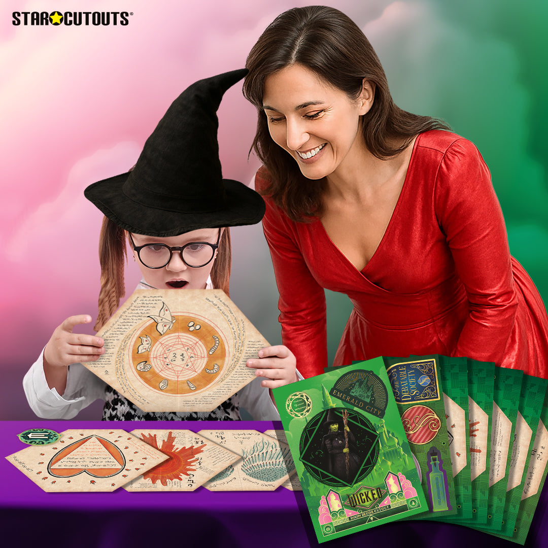 RD007 Wicked Witches Movie Room & Party Decoration Pack Cardboard Cut Out Height 45cm