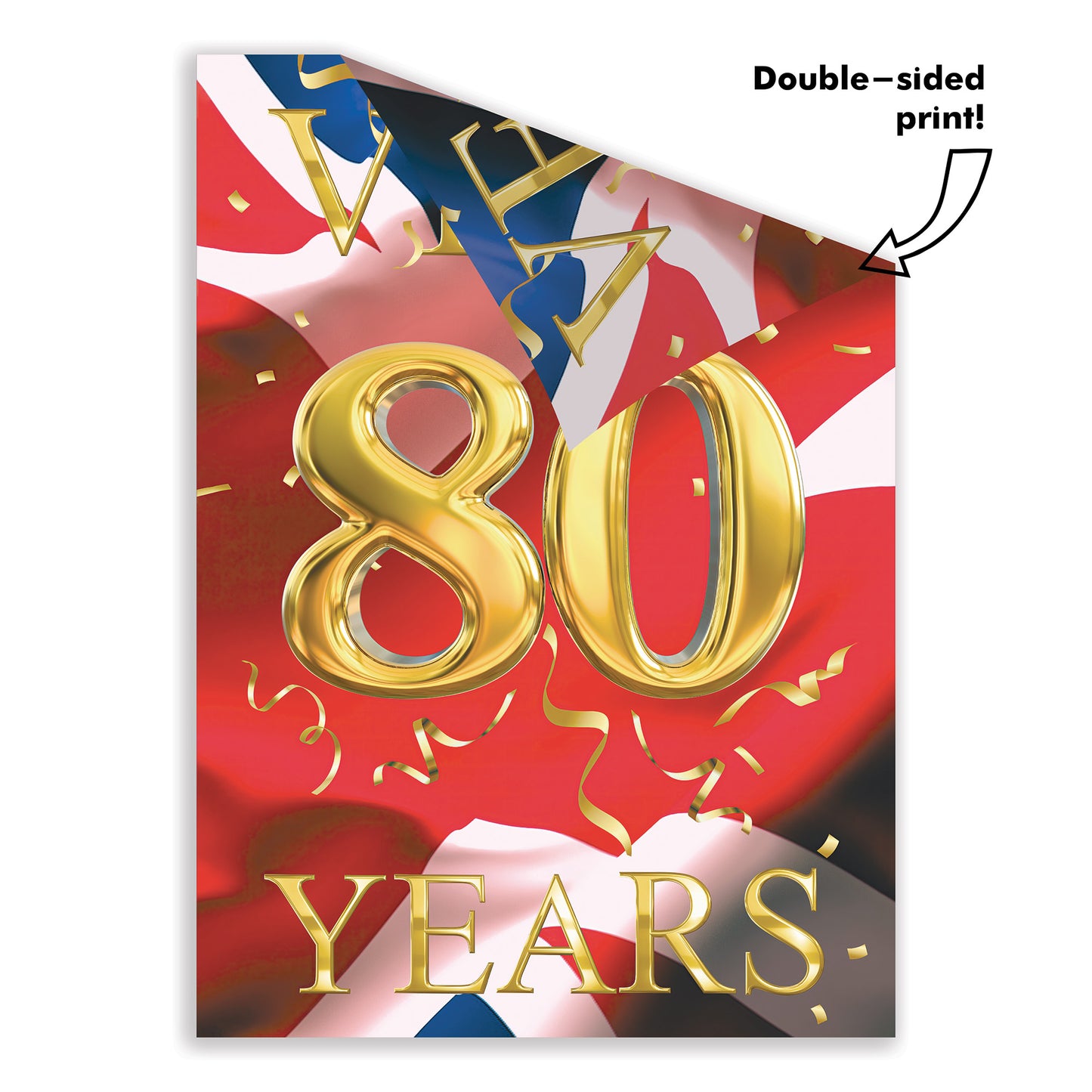 RD080 VE Day 80 Year Celebration Posters – Mixed 6 Pack Posters Height 44cm