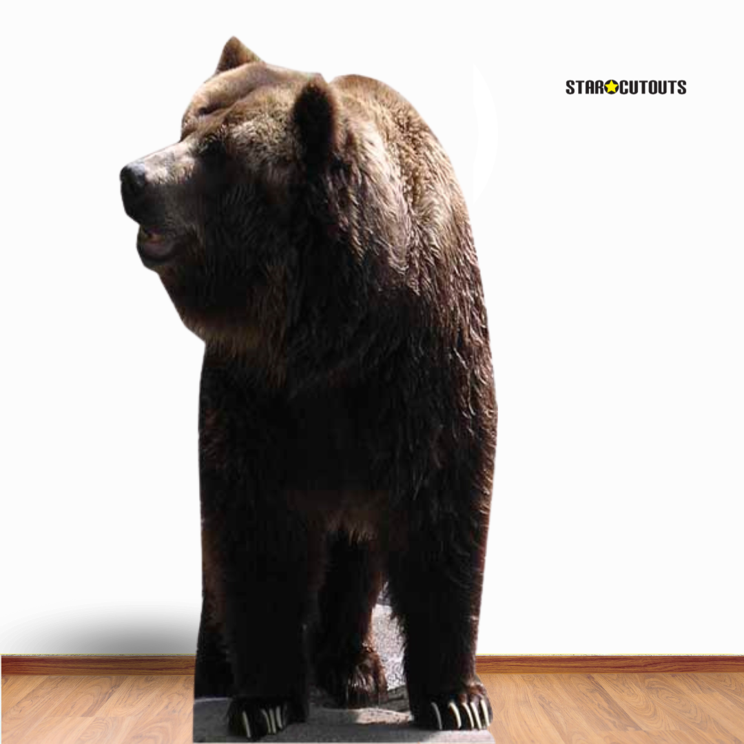 Bear Jungle Safari Theme Animal Cardboard Cutout - mycardboardcutout