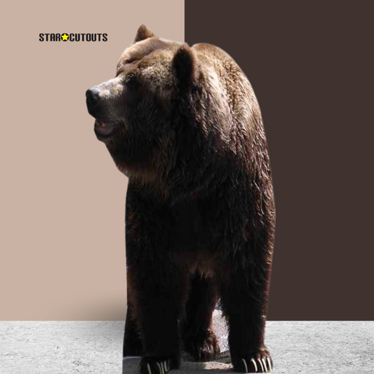 Bear Jungle Safari Theme Animal Cardboard Cutout - mycardboardcutout