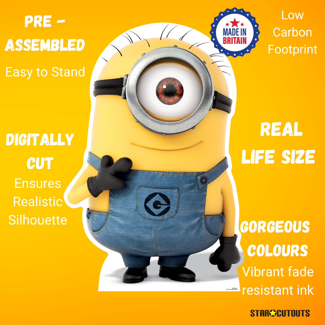 Carl Minion Smiling Despicable Me and Minions Cardboard Cutout - mycardboardcutout