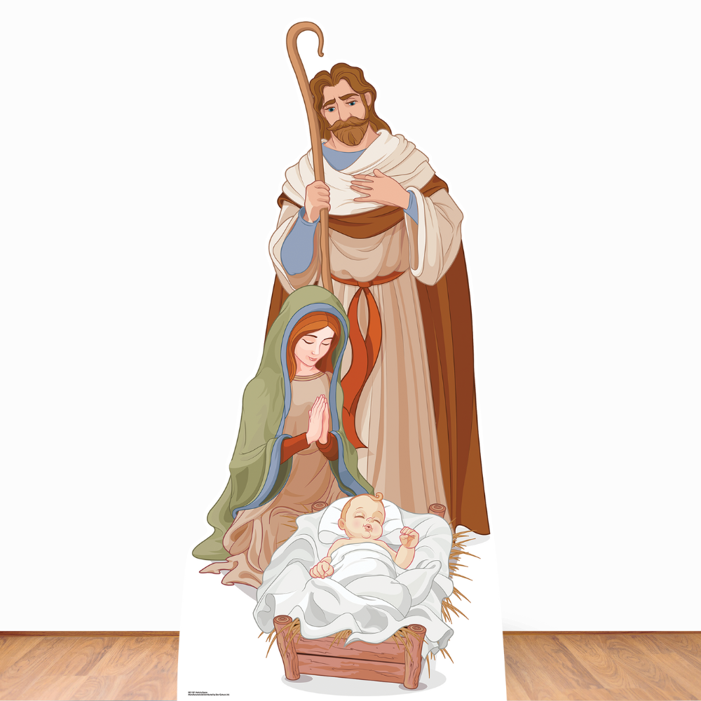 Christmas Nativity Scene Cardboard Cutout - mycardboardcutout