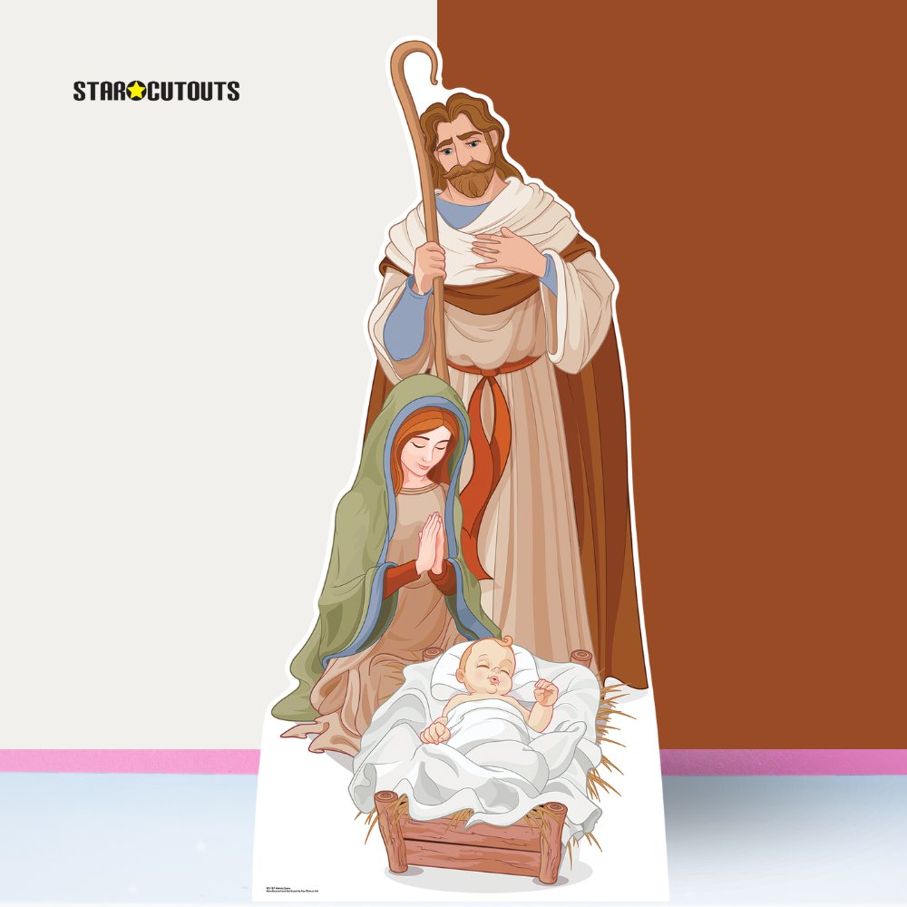 Christmas Nativity Scene Cardboard Cutout - mycardboardcutout