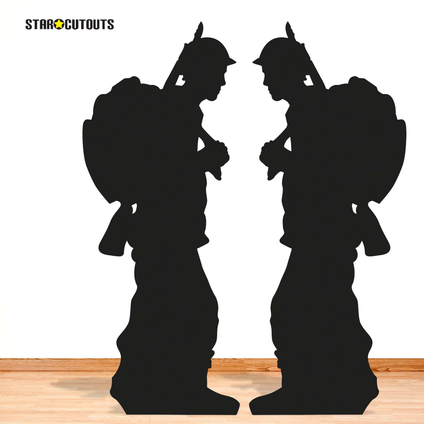 Solider Double Pack Black Silhouette Cutout