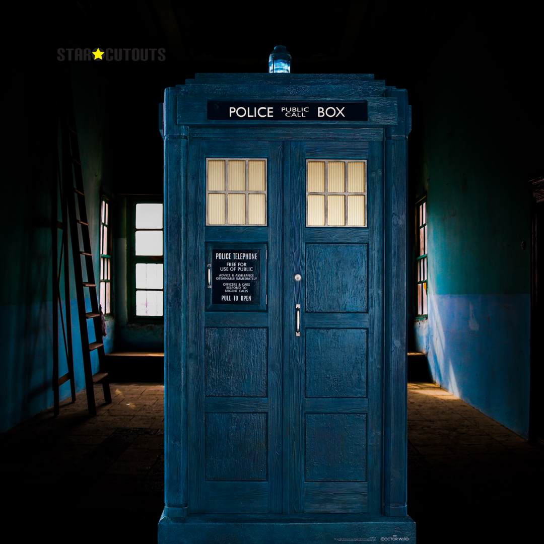 SC1188 Doctor Who The Tardis 2/3 LIFE SIZE Cardboard Cutout - mycardboardcutout