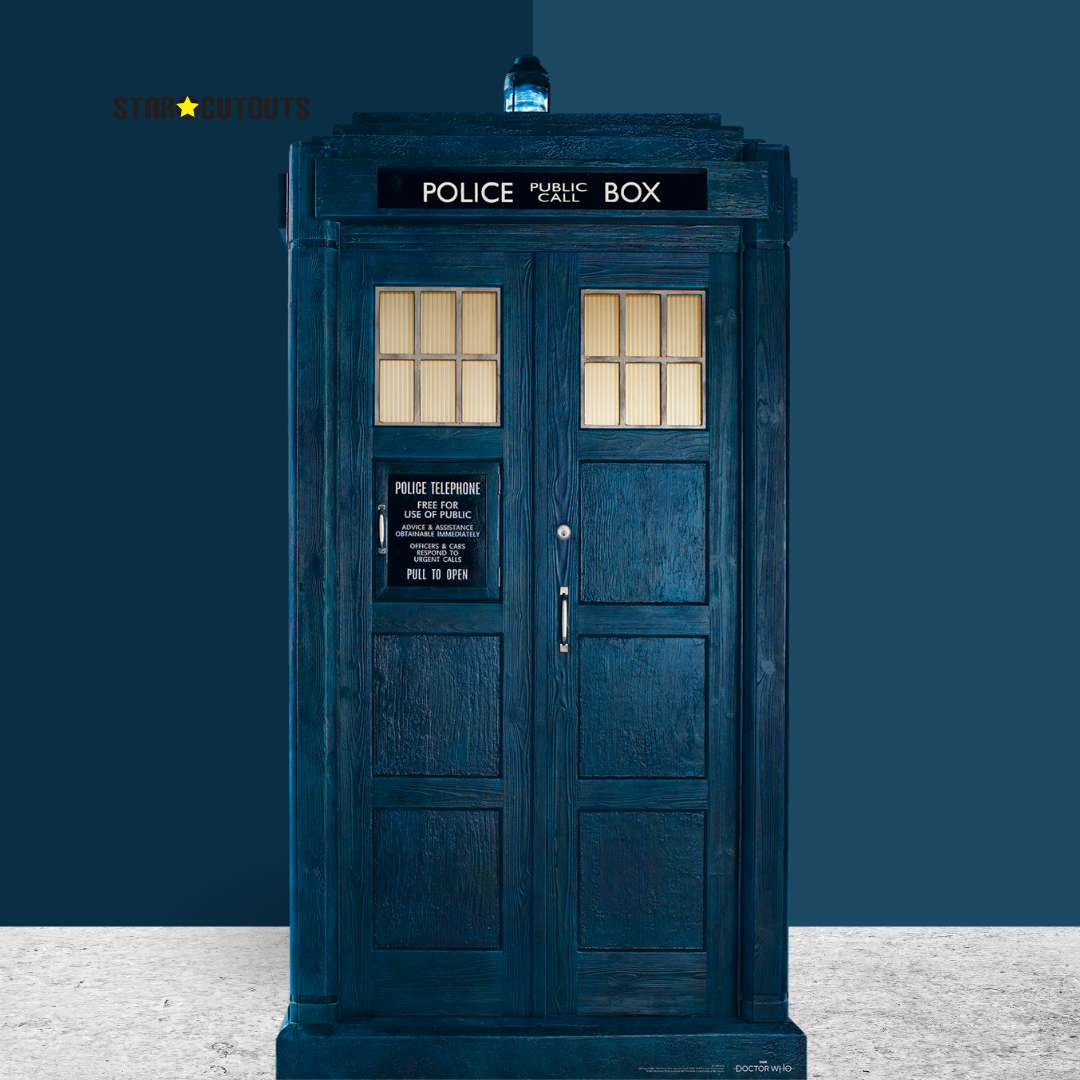 SC1188 Doctor Who The Tardis 2/3 LIFE SIZE Cardboard Cutout - mycardboardcutout