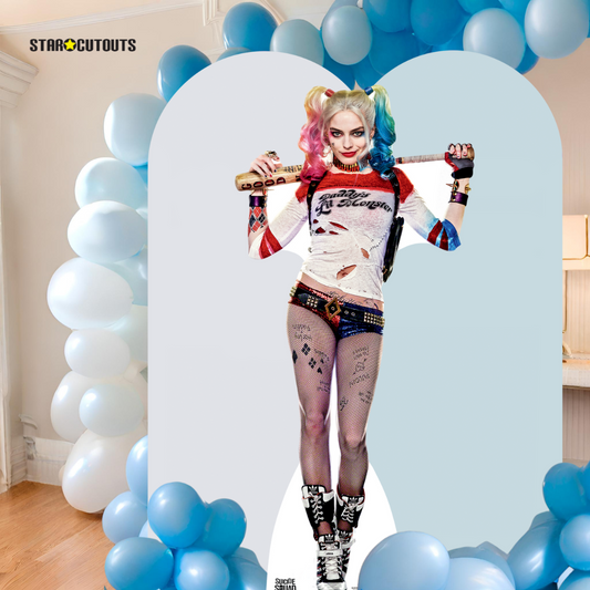 SC1220 Harley Quinn Margot Robbie Cardboard Cut Out Height 171cm - mycardboardcutout